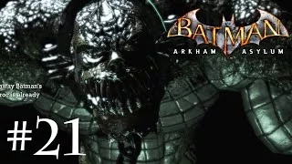 Batman: Arkham Asylum Playthrough - Part 21 - Killer Croc Boss Encounter
