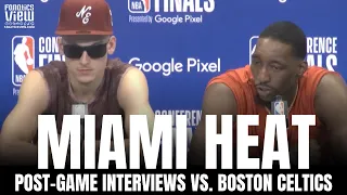 Bam Adebayo Hilarious Reaction to Tyler Herro's Post-Game Outfit & Post-Game Reaction to Game 1