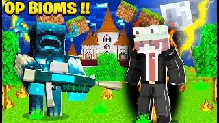 Minecraft But Biomes Give OP Weapons... ⚔️⚔️