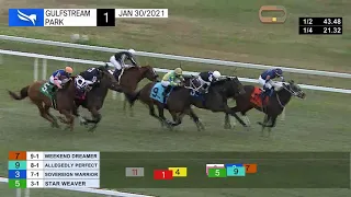 Gulfstream Park January 30, 2021 Race 1