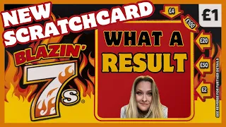 What a result! BLAZIN 7’S the new National Lottery Scratch card #scratching #lottery #scratchcards