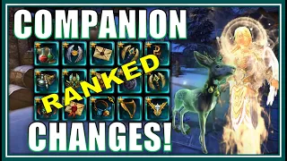 18 COMPANIONS UPDATED: Tested & Ranked! (angel+fawn #1 healers) Patch 8th June - Neverwinter M25