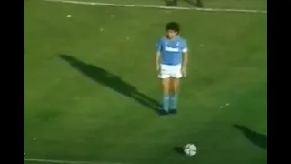 Napoli - Fiorentina / Serie A 1987-1988 (Maradona, Roberto Baggio, Giordano, Berti, Careca)