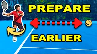 How To Stop Preparing Late On Your Forehand