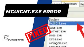 Mcuicnt exe error - Fix 100%