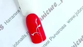 Как научиться рисовать Вензеля на ногтях