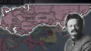 What If SFSR Was Led By The Leon Trotsky In WW2 - Hoi4 Timelapse