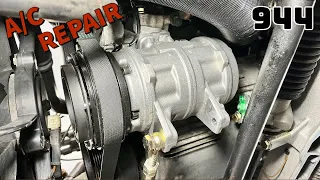 Porsche 944 – A/C System Repair & R-134a Conversion Tutorial