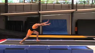 Forlæns salto (lukket, hofte, strakt) Mølle - Udførelse