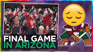 FINAL Arizona Coyotes game: for now OR forever?