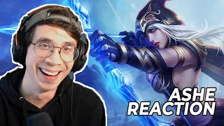Arcane fan reacts to ASHE (Voicelines, Skins, & Story) | League of Legends