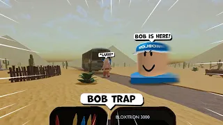 ROBLOX Evade Funny Moments #25 (BOB TRAP)