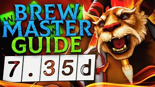 ЛУЧШИЙ ГАЙД НА BREWMASTER 7.35d | ОТ ТОП 10 DOTABUFF