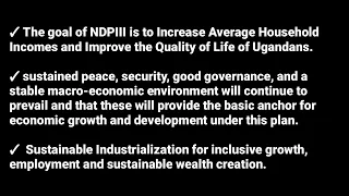 NDP III and poverty reduction ( poverty, UG ECON @NAISHAACADEMY )