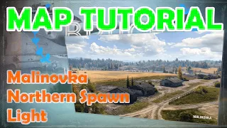 MALINOVKA North Light | World of Tanks Map Tutorial | WoT with BRUCE