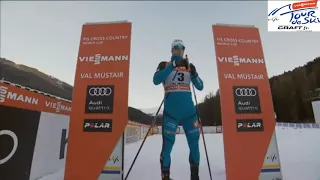 TOUR DE SKI 2017.СУПЕР финиш Сергея Устюгова в 1-ой гонке.