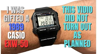 Fixing a 1986 Casio EXW-50 watch (i may delete this video)