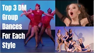 Top 3 Dance Moms Group Dances For Each Style
