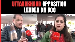 Uttarakhand Opposition Leader To NDTV: "Not Against Uniform Civil Code, But"