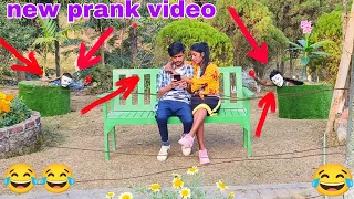 Prank From inside a Flower tub| prank video