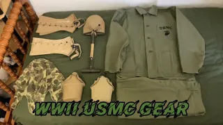 All of my WWII USMC gear￼￼￼