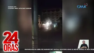 Kawad ng poste sa Old Samson Rd., pumutok at nagliyab; mga bahay, nawalan ng suplay... | 24 Oras