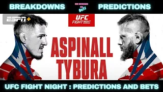 UFC London: Aspinall vs Tybura | Full Card | Breakdowns | Predictions | Bets