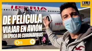 Así es VOLAR en AVIÓN en plena CUARENTENA ✈️ De BUENOS AIRES a MADRID