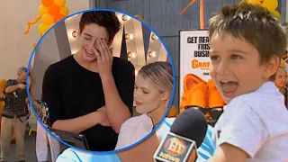 Watch Milo Manheim Freak Out Over His First ET Interview  When He Was 3! (Exclusive)