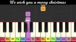 Chant de Noêl - We wish you a merry Christmas (Piano pour enfants)