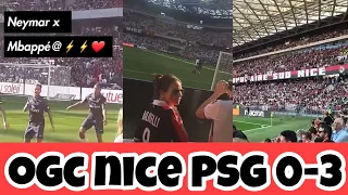 Nice PSG 0-3 ambiance stade Allianz Ogc nice #Ligue1