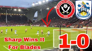 SHARP STRIKE WINS IT FOR THE BLADES Sheffield United Vs Huddersfield Town 1-0 EFL Championship Vlog