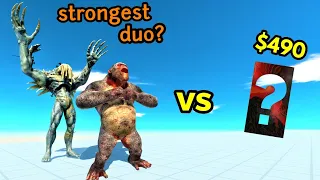 Goro and scourge vs random team same price ARBS animal revolt battle simulator