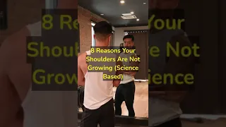 8 Reasons Your Shoulders Are NOT Growing (Science Based) #shorts