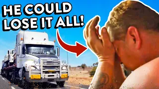 Truck Driver's First Job In Weeks Is Anything But A Smooth Journey!