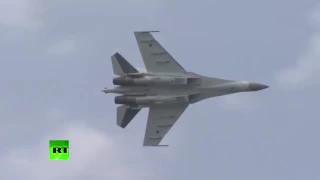 Unique Sukhoi Su 35 'UFO' fighter rocks Paris Air Show