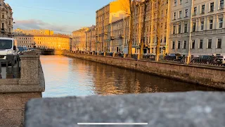 Walking in Saint-Petersburg 🤩 episode 4 🌅 Griboedov Kanal #saintpetersburg #spb #walkingtour