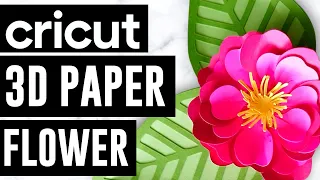3D Paper Flowers with Cricut!