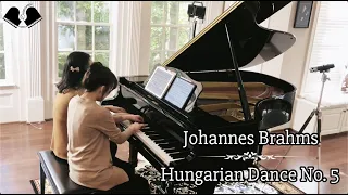 Hungarian Dance No. 5 (헝가리 무곡 5번) | Piano Duet