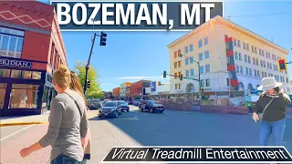 Walking Tour in Bozeman, Montana - Virtual Tours of Cities and Treadmill Walks