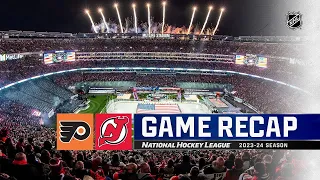 2024 NHL Stadium Series between the Philadelphia Flyers and the New Jersey Devils vs MetLife Stadium