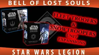 BoLS Unboxing | Fleet Troopers & Stormtrooper Unit Expansions | Star Wars Legion