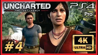 UNCHARTED: The Lost Legacy Walkthrough part 4 Ultra HD 4K PS4 PRO chapter 4 "The Western Ghats"