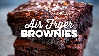 Air Fryer Brownies | Supergolden Bakes