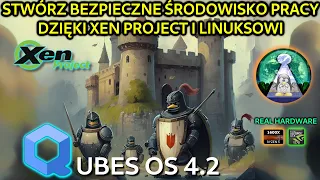 Chcesz super bezpiecznego środowiska pracy? Użyj Qubes OS 4.2 Linux i XEN to FORTECA! Real hardware