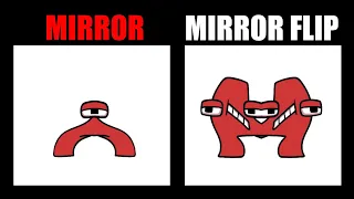 Reverse Mirror vs Mirror Flip Alphabet Lore (A-Z) - Alphabet Lore Meme Animation - TD Rainbow