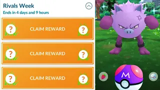 New "Rivals Week" timed research || PokemonGo