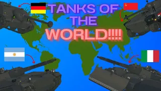 Secret Tanmks! ( Around the world Edition!! ) | Cursed Tank Simulator