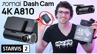 70mai 4K A810 Dash Cam System Review (Feat. HIGH END Sony STARVIS 2 IMX678 Sensor)