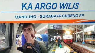 Trip Report by Train: PARAH!!! Naik Kereta Api Argo Wilis Telat 45 Menit Eps 23